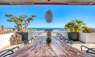 Luxury penthouse with sea views for sale in a gated community on Marbella’s coveted Golden Mile 778582 