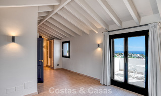 Luxury penthouse with sea views for sale in a gated community on Marbella’s coveted Golden Mile 778596 