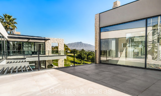 Move-in ready modern villa for sale, bordering the golf course in a sought-after residential area of Marbella - Benahavis 778692 