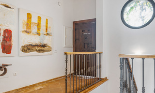 Spacious townhouse for sale with sea views in a gated urbanization in the hills of Marbella - Benahavis 778915 