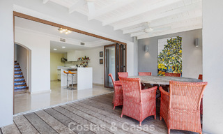 Spacious townhouse for sale with sea views in a gated urbanization in the hills of Marbella - Benahavis 778936 