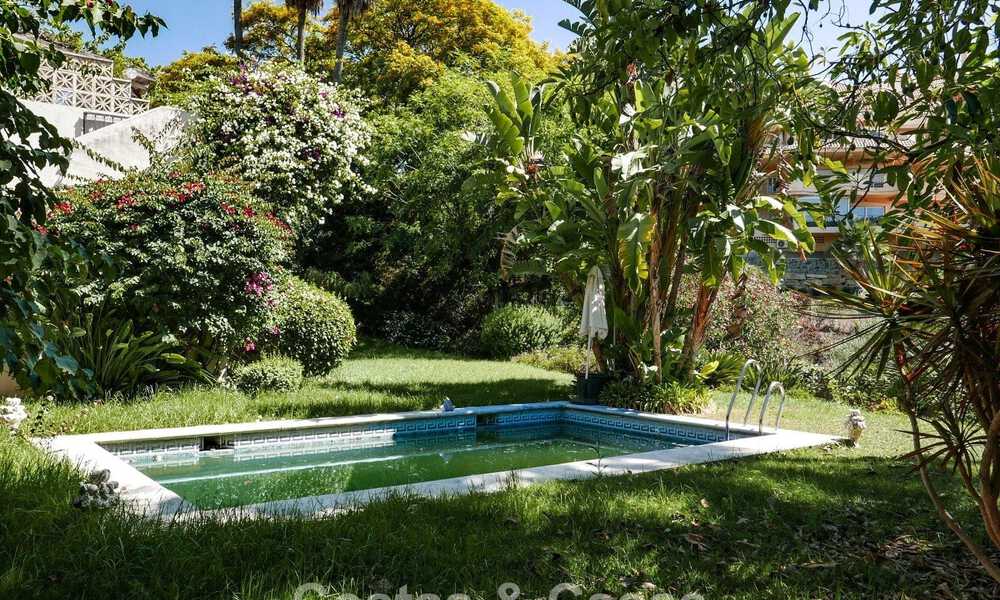 Renovation project: luxury villa for sale with modern Mediterranean design and sea views in Nueva Andalucia, Marbella 778866