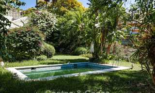 Renovation project: luxury villa for sale with modern Mediterranean design and sea views in Nueva Andalucia, Marbella 778866 