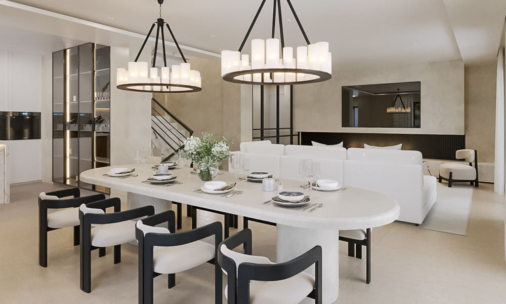 Renovation project: luxury villa for sale with modern Mediterranean design and sea views in Nueva Andalucia, Marbella 779070