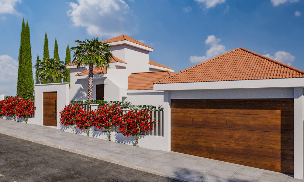 Renovation project: luxury villa for sale with modern Mediterranean design and sea views in Nueva Andalucia, Marbella 779072