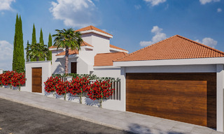 Renovation project: luxury villa for sale with modern Mediterranean design and sea views in Nueva Andalucia, Marbella 779072 