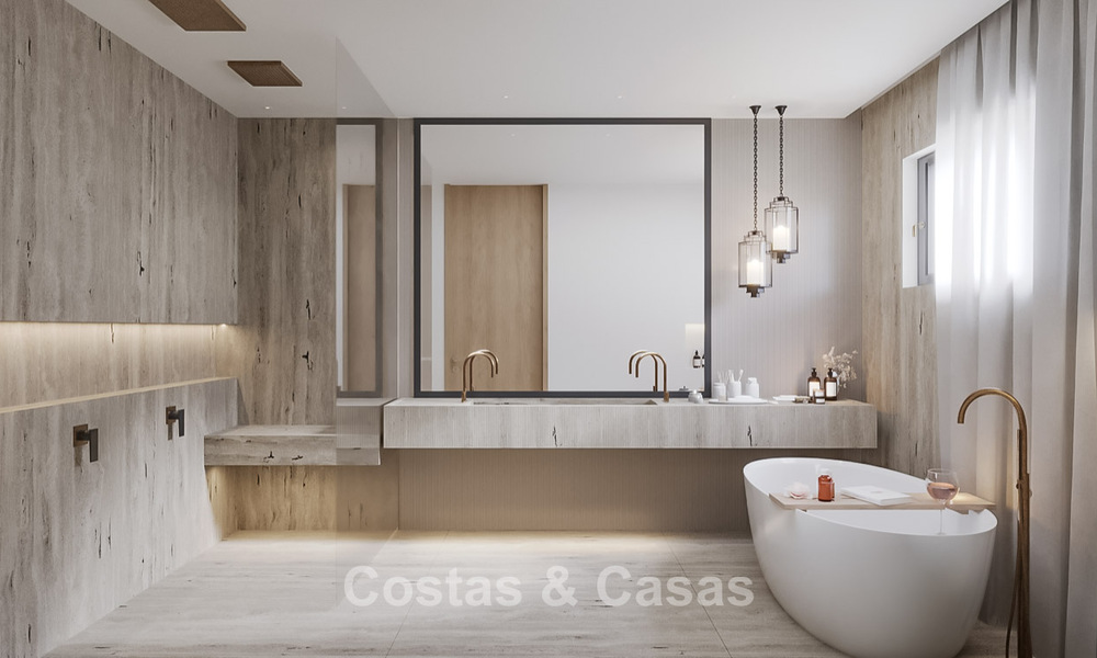 Renovation project: luxury villa for sale with modern Mediterranean design and sea views in Nueva Andalucia, Marbella 779074