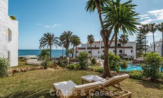 First-Class renovated beachfront apartment with sea views for sale on Marbella’s Golden Mile 779038 