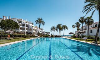 First-Class renovated beachfront apartment with sea views for sale on Marbella’s Golden Mile 779044 