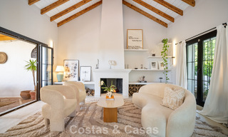 Beautifully renovated townhouse in a timeless Andalusian style with sea views for sale on Marbella's Golden Mile 778960 