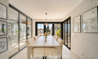 Beautifully renovated townhouse in a timeless Andalusian style with sea views for sale on Marbella's Golden Mile 778965 