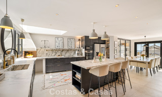 Beautifully renovated townhouse in a timeless Andalusian style with sea views for sale on Marbella's Golden Mile 778969 