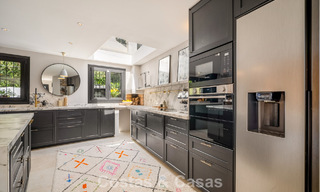 Beautifully renovated townhouse in a timeless Andalusian style with sea views for sale on Marbella's Golden Mile 778972 