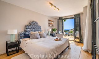 Beautifully renovated townhouse in a timeless Andalusian style with sea views for sale on Marbella's Golden Mile 778973 