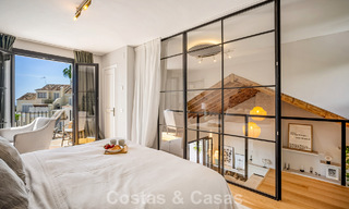 Beautifully renovated townhouse in a timeless Andalusian style with sea views for sale on Marbella's Golden Mile 778975 