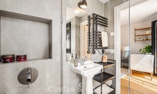 Beautifully renovated townhouse in a timeless Andalusian style with sea views for sale on Marbella's Golden Mile 778978 