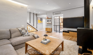 Beautifully renovated townhouse in a timeless Andalusian style with sea views for sale on Marbella's Golden Mile 778979 