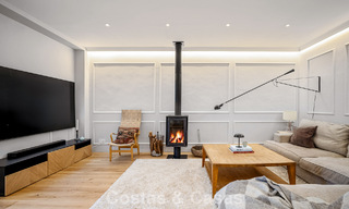 Beautifully renovated townhouse in a timeless Andalusian style with sea views for sale on Marbella's Golden Mile 778980 