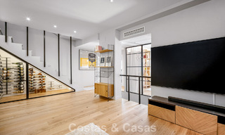 Beautifully renovated townhouse in a timeless Andalusian style with sea views for sale on Marbella's Golden Mile 778981 