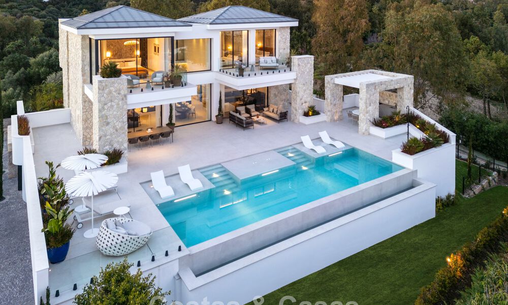 Brand new modernist luxury villa for sale in the exclusive gated community of La Quinta, Marbella - Benahavis 778998