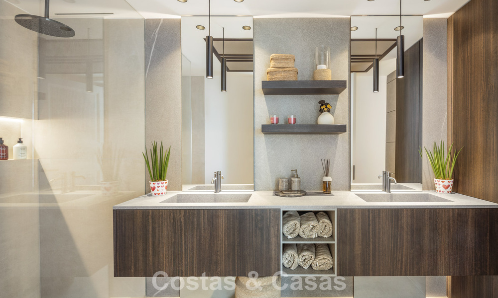 Brand new modernist luxury villa for sale in the exclusive gated community of La Quinta, Marbella - Benahavis 779001