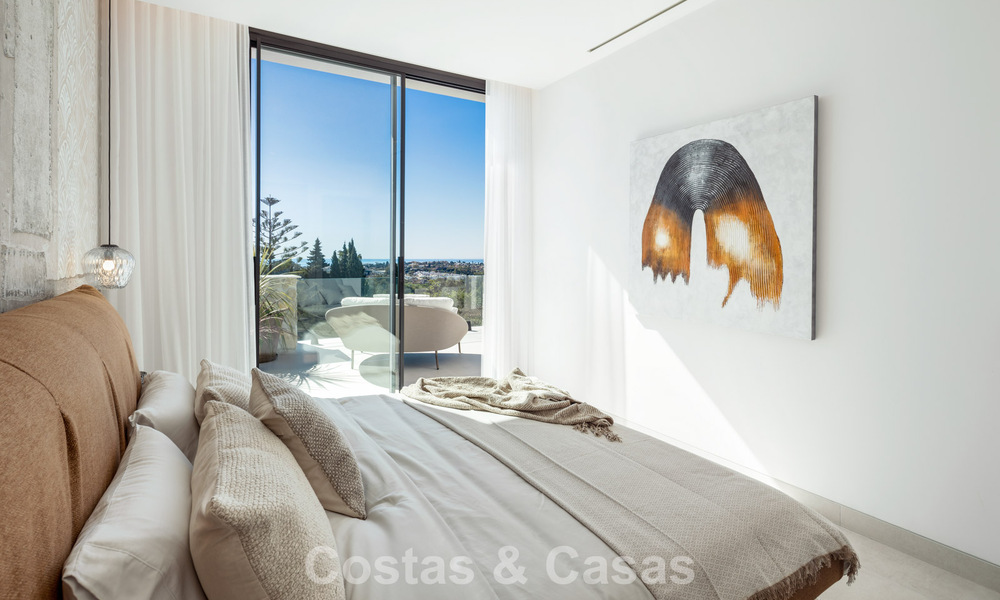 Brand new modernist luxury villa for sale in the exclusive gated community of La Quinta, Marbella - Benahavis 779003