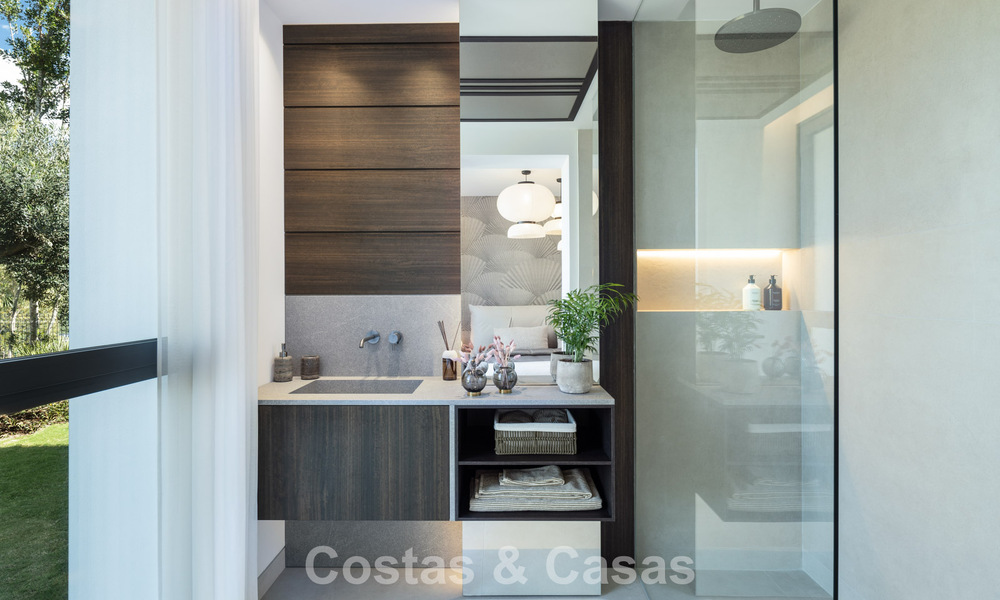 Brand new modernist luxury villa for sale in the exclusive gated community of La Quinta, Marbella - Benahavis 779013