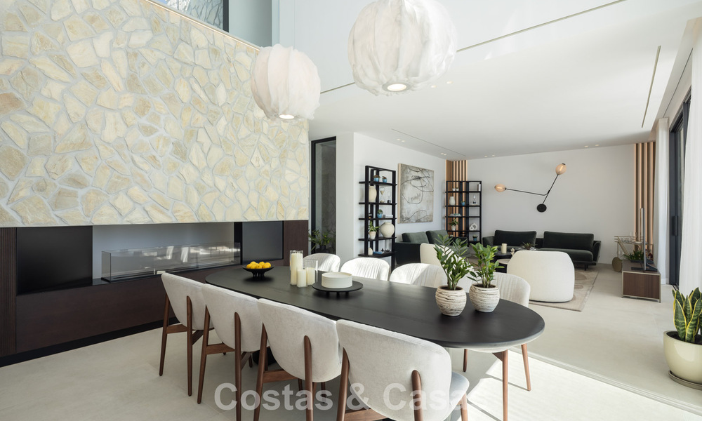 Brand new modernist luxury villa for sale in the exclusive gated community of La Quinta, Marbella - Benahavis 779023
