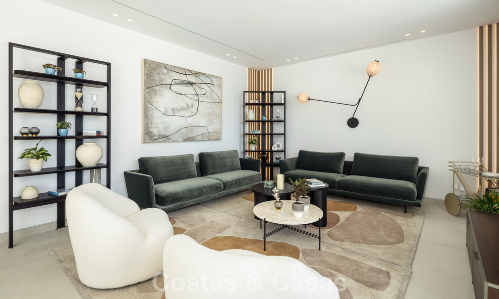 Brand new modernist luxury villa for sale in the exclusive gated community of La Quinta, Marbella - Benahavis 779024