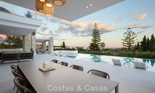 Brand new modernist luxury villa for sale in the exclusive gated community of La Quinta, Marbella - Benahavis 779033 