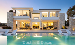 Brand new modernist luxury villa for sale in the exclusive gated community of La Quinta, Marbella - Benahavis 779037 