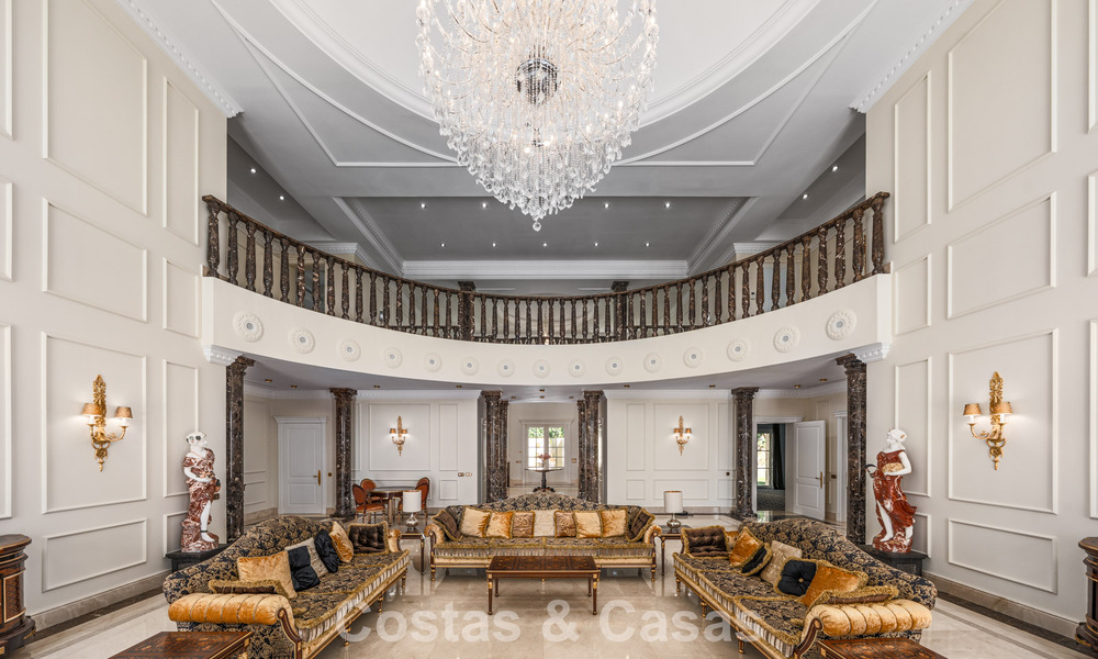 Remarkable presidential palace for sale in the prestigious gated community of Sierra Blanca in Marbella 779326