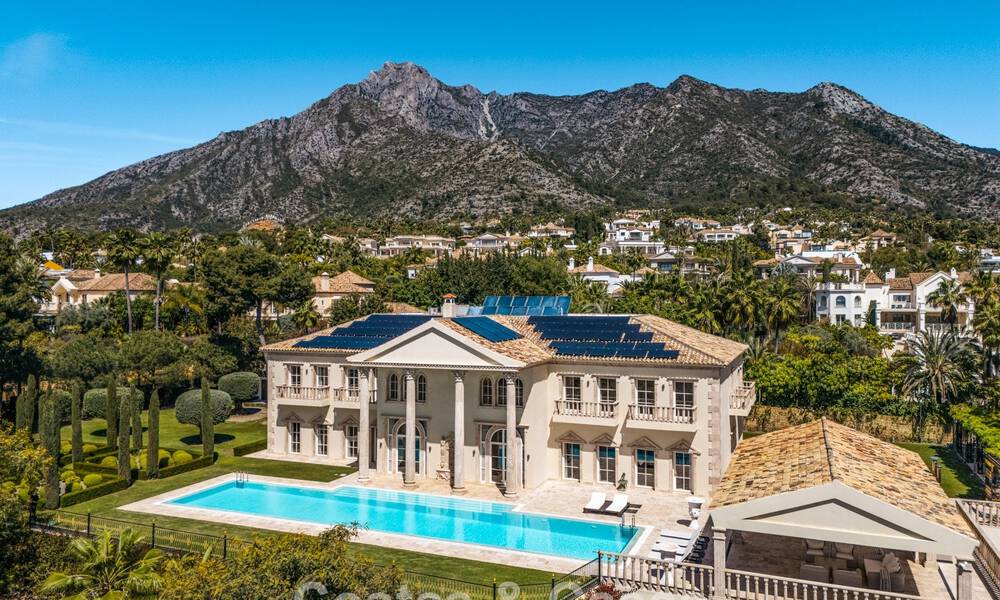 Remarkable presidential palace for sale in the prestigious gated community of Sierra Blanca in Marbella 779327