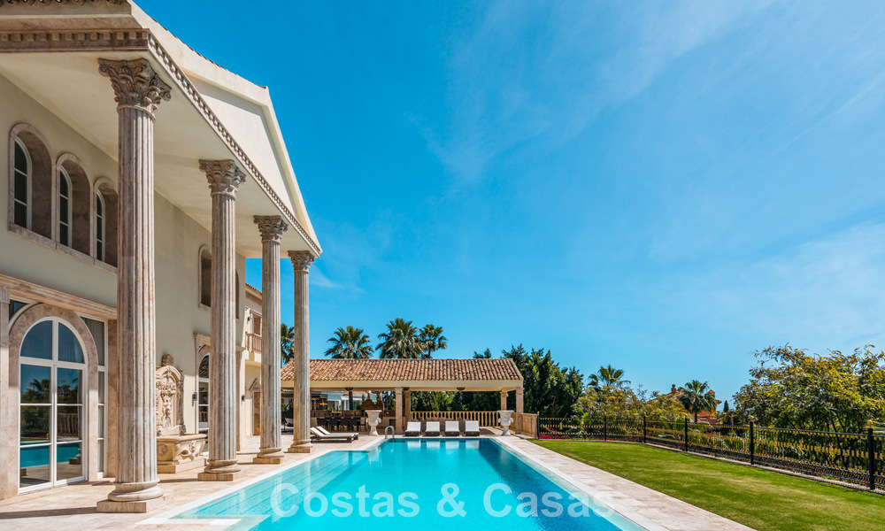 Remarkable presidential palace for sale in the prestigious gated community of Sierra Blanca in Marbella 779332