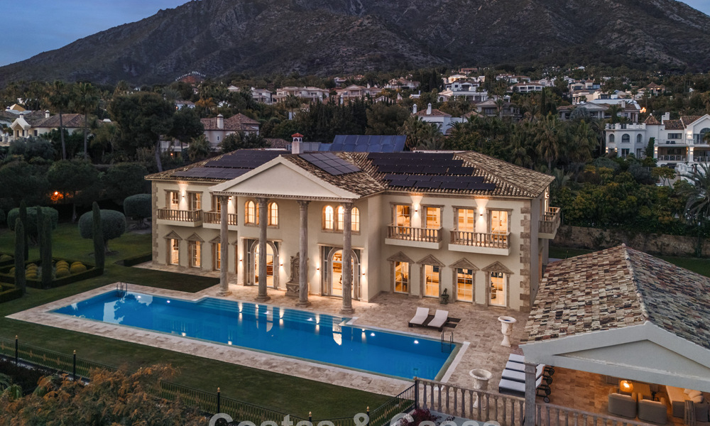 Remarkable presidential palace for sale in the prestigious gated community of Sierra Blanca in Marbella 779348