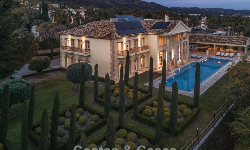Remarkable presidential palace for sale in the prestigious gated community of Sierra Blanca in Marbella 779350