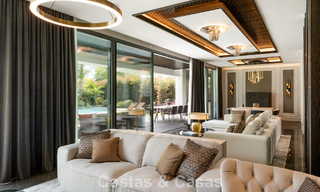 Move-in ready, state-of-the-art luxury villa for sale just a stone's throw from the beach on Marbella's coveted Golden Mile 779377 