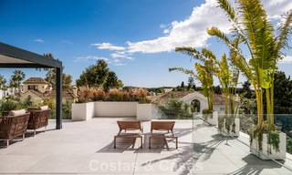 Move-in ready, state-of-the-art luxury villa for sale just a stone's throw from the beach on Marbella's coveted Golden Mile 779388 