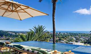 Off-plan luxury villa with panoramic sea views for sale in a gated community in Nueva Andalucia, Marbella 779412 