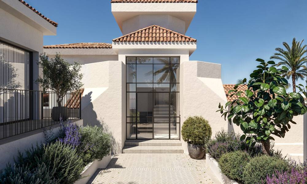 Off-plan luxury villa with panoramic sea views for sale in a gated community in Nueva Andalucia, Marbella 779425