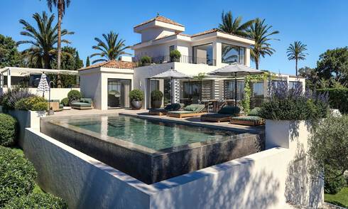Off-plan luxury villa with panoramic sea views for sale in a gated community in Nueva Andalucia, Marbella 779430