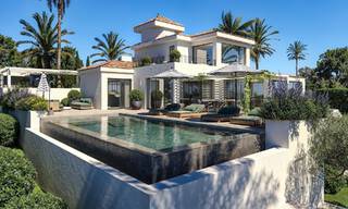 Off-plan luxury villa with panoramic sea views for sale in a gated community in Nueva Andalucia, Marbella 779430 
