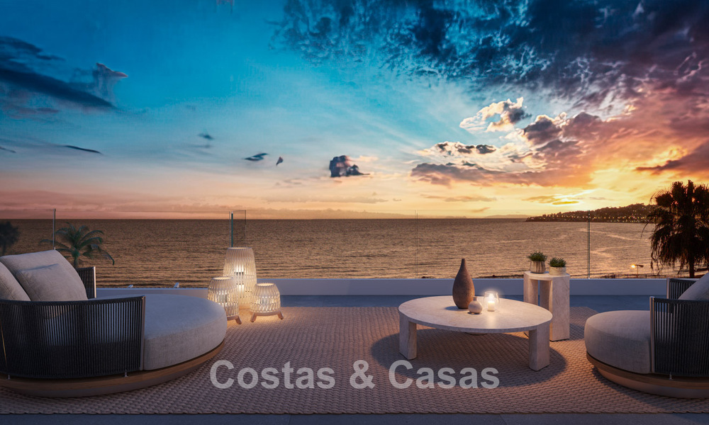3 Luxury villas with unobstructed sea views for sale in a golf area of Mijas Costa, Costa del Sol 779079