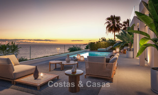 3 Luxury villas with unobstructed sea views for sale in a golf area of Mijas Costa, Costa del Sol 779080 