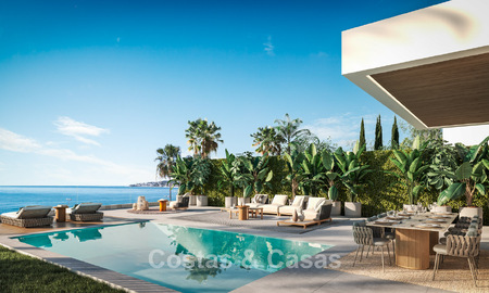 3 Luxury villas with unobstructed sea views for sale in a golf area of Mijas Costa, Costa del Sol 779082