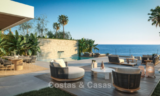 3 Luxury villas with unobstructed sea views for sale in a golf area of Mijas Costa, Costa del Sol 779084 