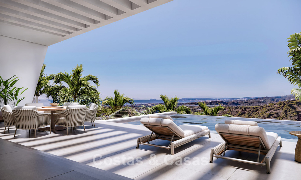 New to the market. 6 high-end luxury villas with breathtaking sea views for sale on the New Golden Mile, Marbella - Estepona 779260
