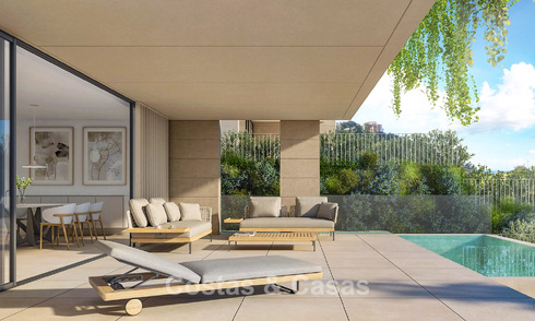 Off-plan, energy efficient homes for sale in the green hills of Elviria, east of Marbella centre 779364