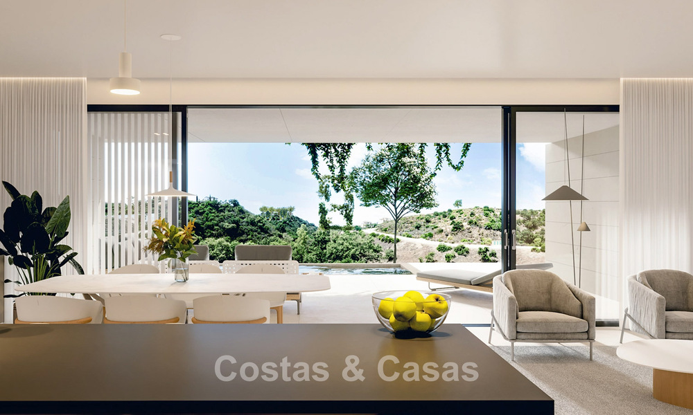 Off-plan, energy efficient homes for sale in the green hills of Elviria, east of Marbella centre 779366