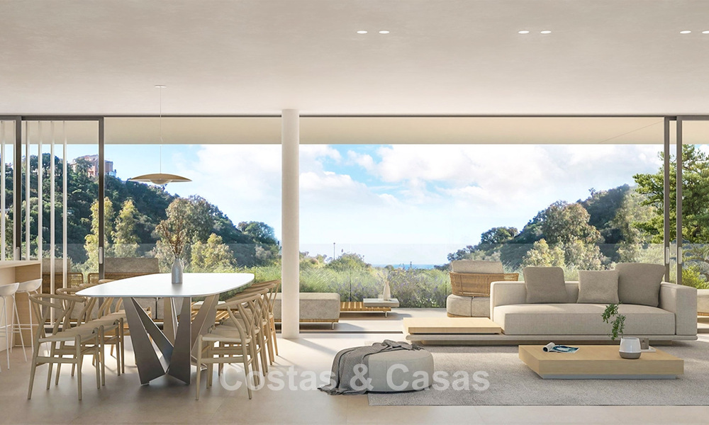 Off-plan, energy efficient homes for sale in the green hills of Elviria, east of Marbella centre 779367